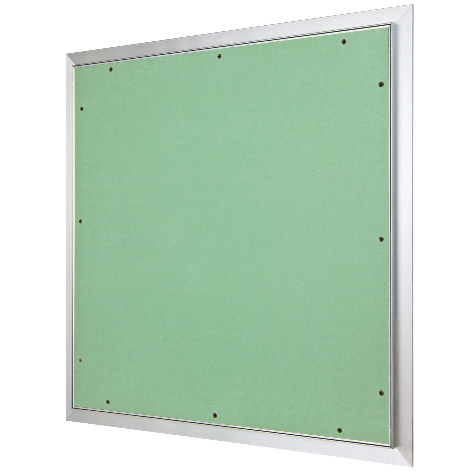 Revisionsklappe Trockenbau 600 x 600 mm – Revisionstür - Wartungsklappe mit 12,5 mm imprägnierter GK-Einlage und Druckverschluss – aus korrosionsbeständigem Aluminium – befliesbar – MW multi werkzeug
