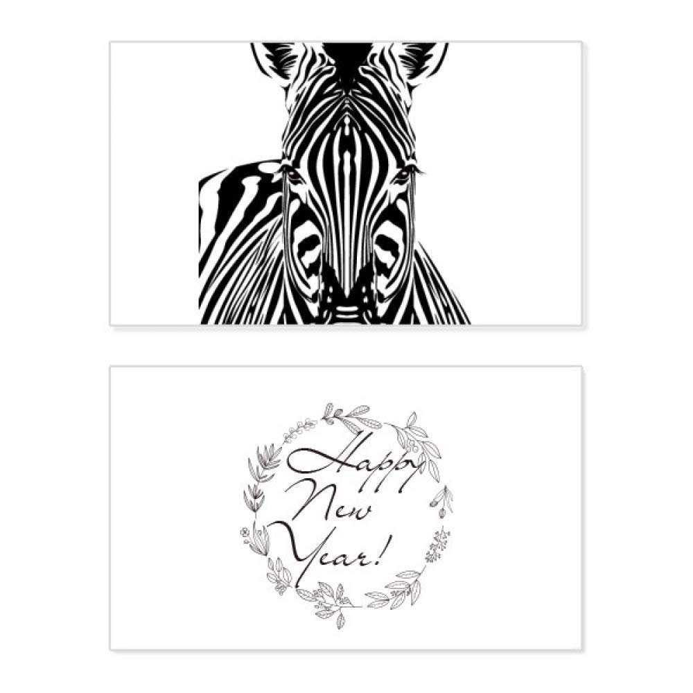 Tarjeta de Año Nuevo de animal de pinto para compartir deseos llenos de afecto e ilusión 5