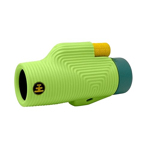 Nocs Provisions Zoom Tube 8x32 Monocular, 8X Magnification Telescope, Bak4 Prism, Wide Field of View for Bird Watching, Backpacking & Wildlife Viewing - Chartreuse Green - Chartreuse Green
