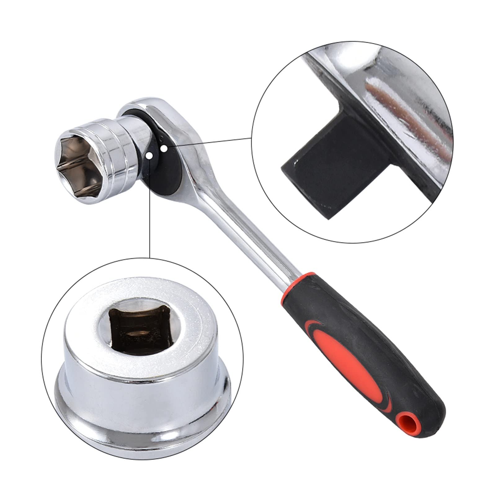 Jeu de clés à douille 61 pièces/ensemble Kit d'outils de Service de réparation de Machine de bateau de voiture avec cliquet robuste 61 pièces/ensemble
