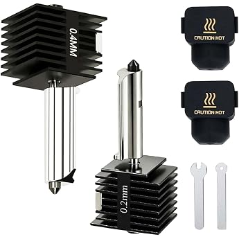 Upgrade Hotend Kit for Lab A1 / A1 Mini 0.2 mm + 0.4 mm Replacement Pack of 2
