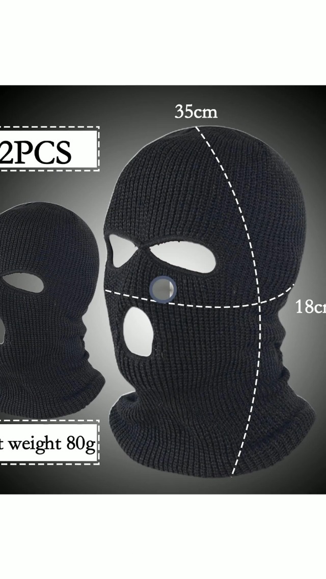 L&P Balaclava - Water-Repellent, Windproof Face Cover, Balaclava For - View #9