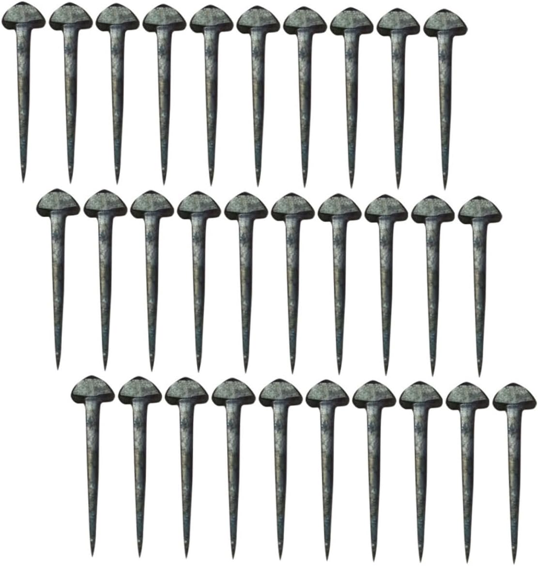 50pcs High Strength Iron Horseshoe Nails Horse Fixators Hoof Nails Craft Horse Shoes