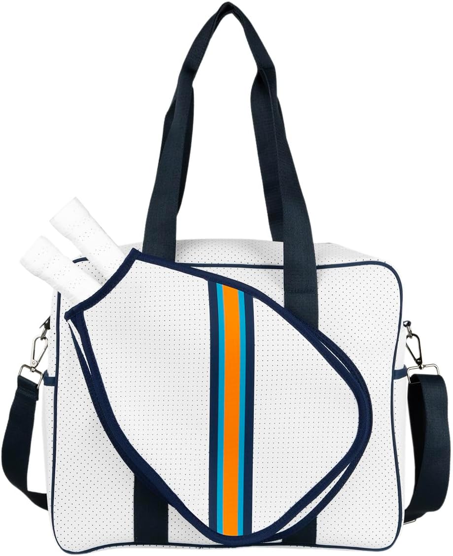 Brooklyn Pickleball Bag - Women's Pickleball Bag with fence hook, Quality Construction, Functional And cute Design