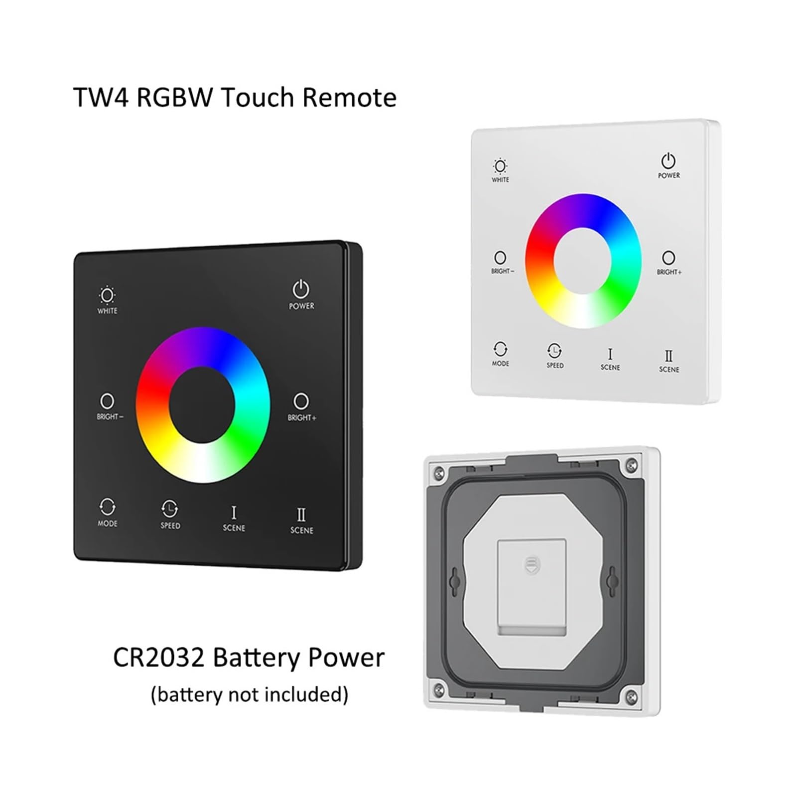 1PCS/1SET Vita Intelligente WiFi RF LED Controller 12V 24V RGB RGBW RGBWW Bar Touch Telecomando App Timer di Controllo Controllo Vocale (Color : TW4 B Remote)