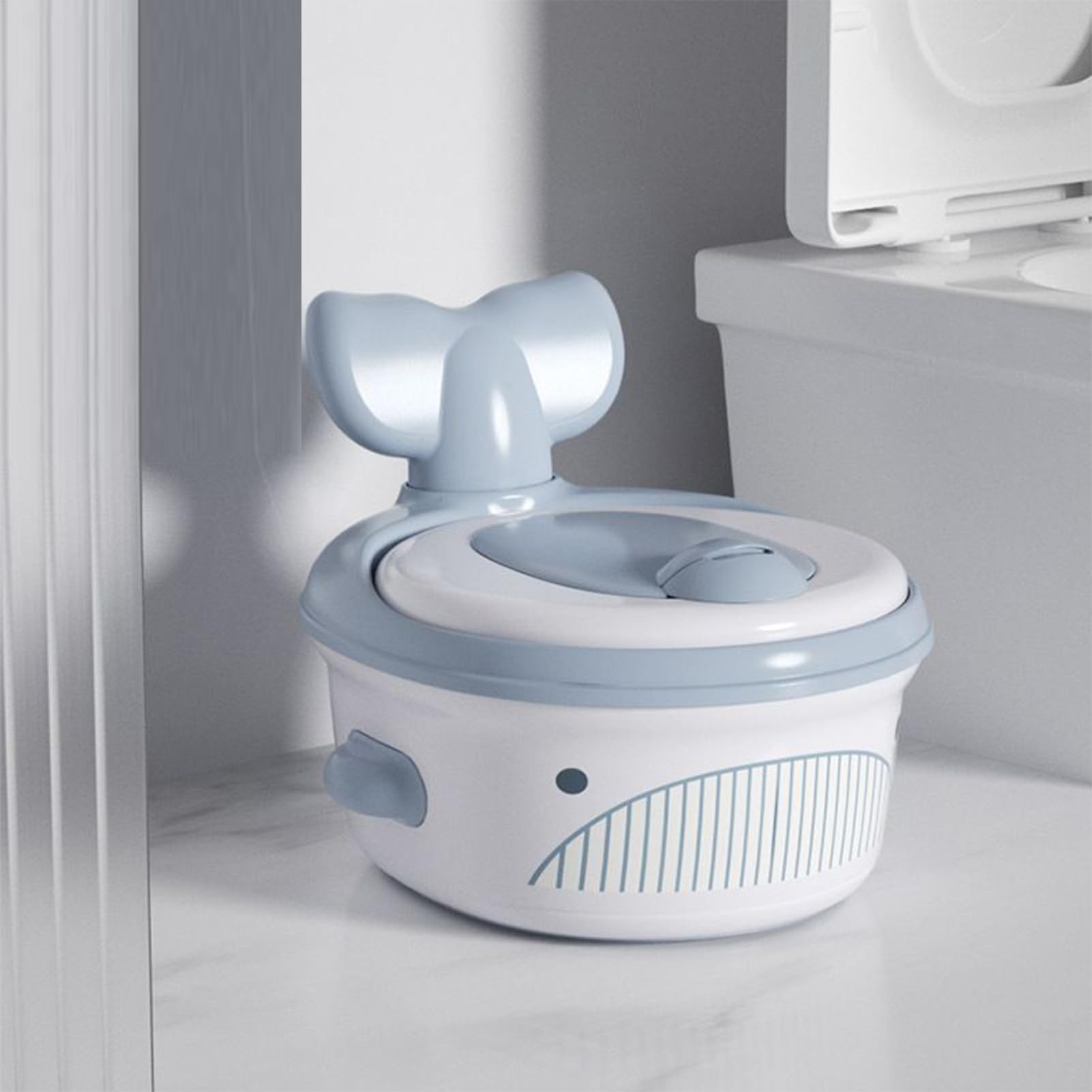 Silla de baño de entrenamiento | Inodoro portátil antideslizante para niños y niñas de 6 meses a 6 años, baño, guardería, escuela, viajes, rutina de acostarse