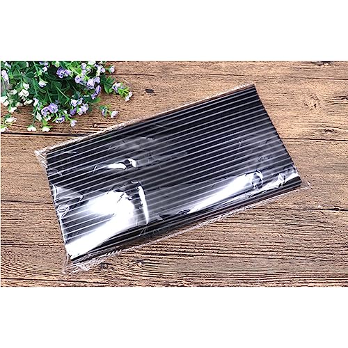 Image of Healeved 200 Pcs Wide Mouth Plastic Straws for Party Jumbo Smoothie Drink Straws Food Grade
