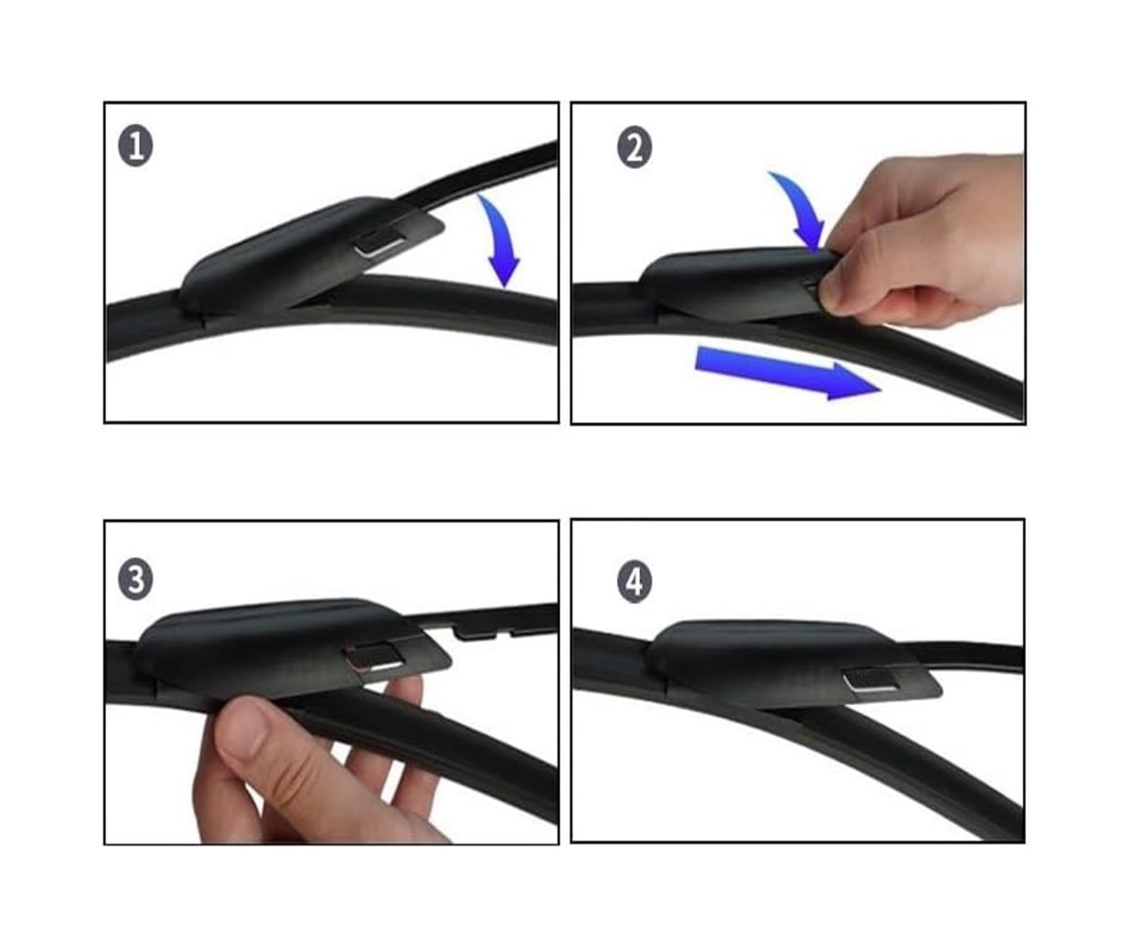 Auto Limpiaparabrisas Juego Para Benz Clase C W206 S206 2021 2022 2023 C180 C200 C220d C300d C300 C400 Escobillas Limpiaparabrisas Delanteras 22"