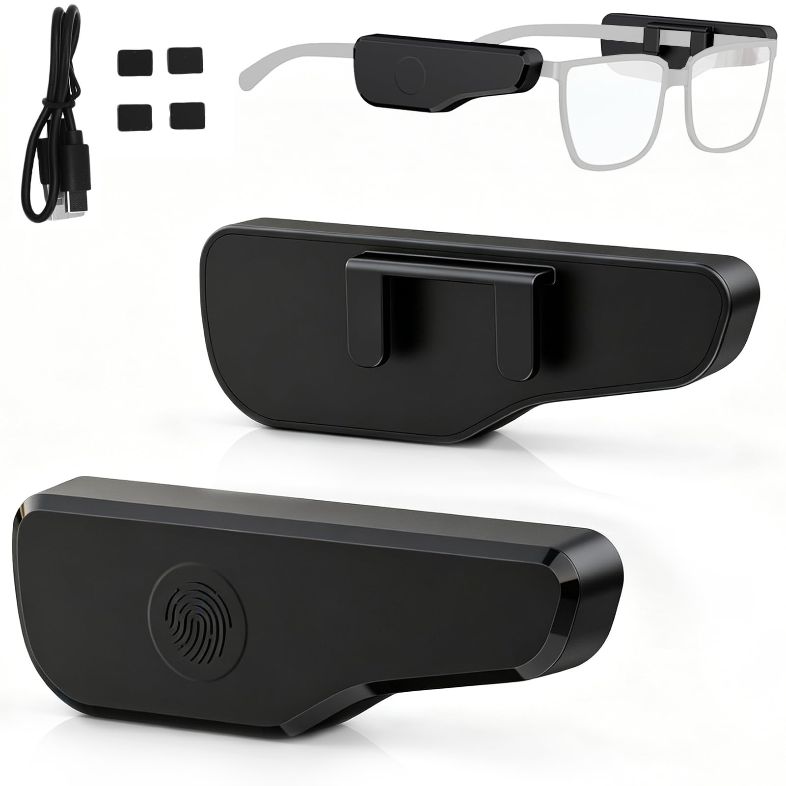 Frames Wireless Open Ear Audio for Glasses, Portable External Glasses Bluetooth Headphones, Noise Reduction, 8 Hour Playtime-image-1