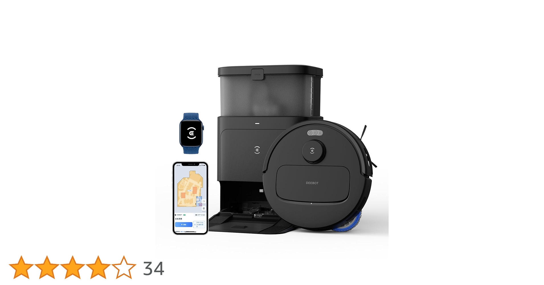 Amazon | ECOVACS(エコバックス) DEEBOT N30 Pro OMNI ロボット掃除機