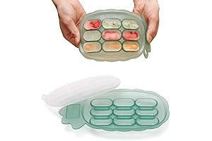 Haakaa Silicone Teether Freezer Tray for Breast Milk, Fruit, or Purees - 4+ Months