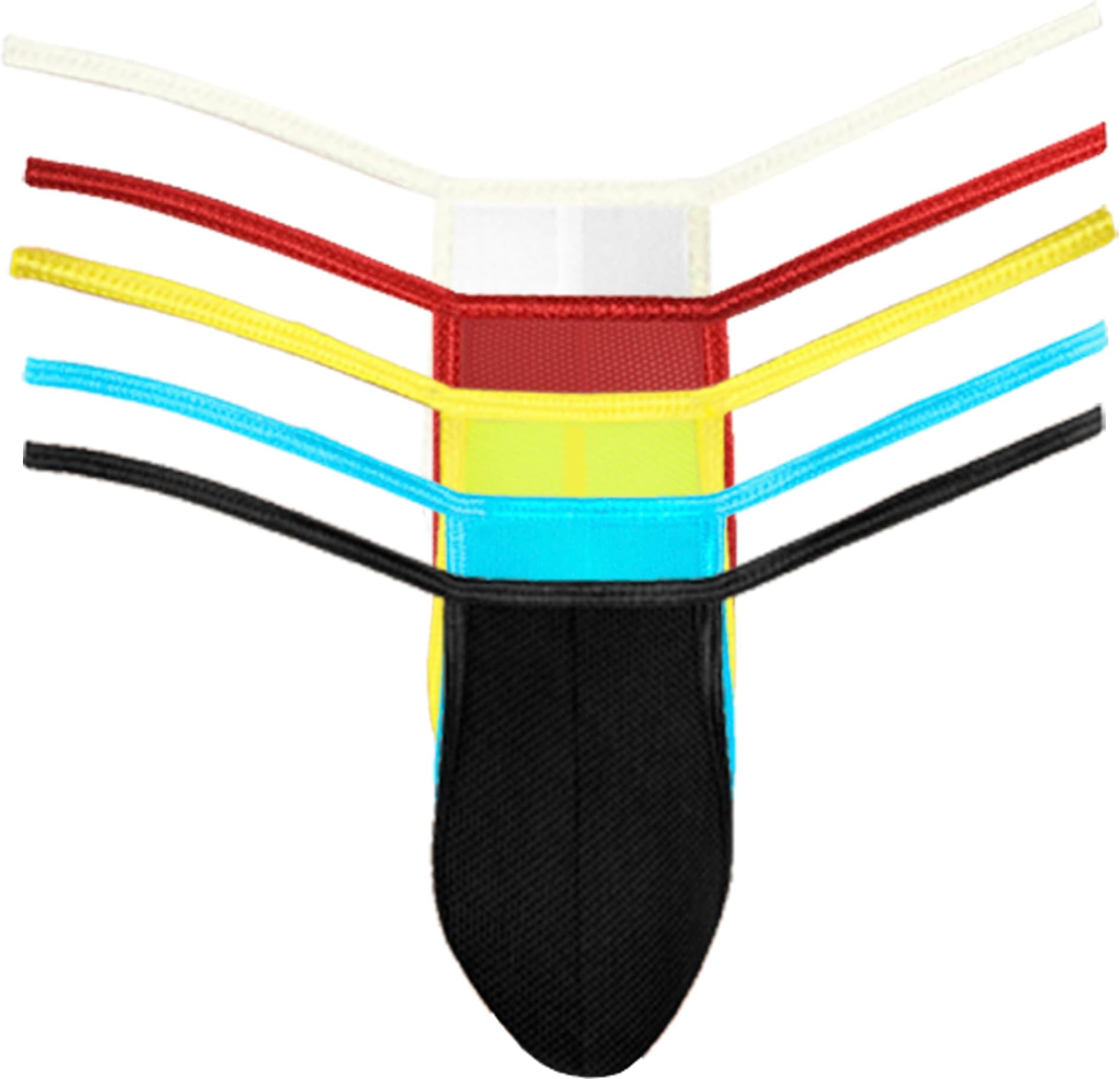 KOSIWEGOCotton Mens Thongs Underwear Black and White