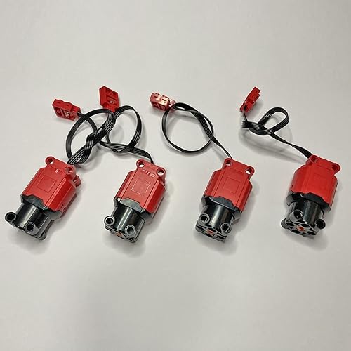 Miniatura 3 de Goshfun - Juego de construcción de 11 piezas de modificación de potencia del motor, 4 motores L, 1 servomotor, 1 caja de batería, 3 módulos LED, 1