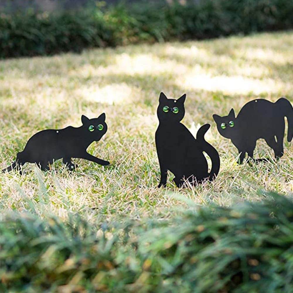 黒いペア猫と鳥のセット Amazon | 鳥よけ 猫よけ 鳩/雀/鴉/鼠撃退 害鳥対策グッズ 鳥近寄らず