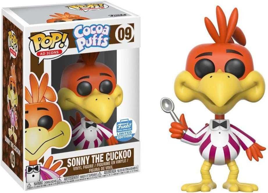 Pop Vinyl Ad Icons Cocoa Puffs Sonny The Cuckoo Limited Edition Figure