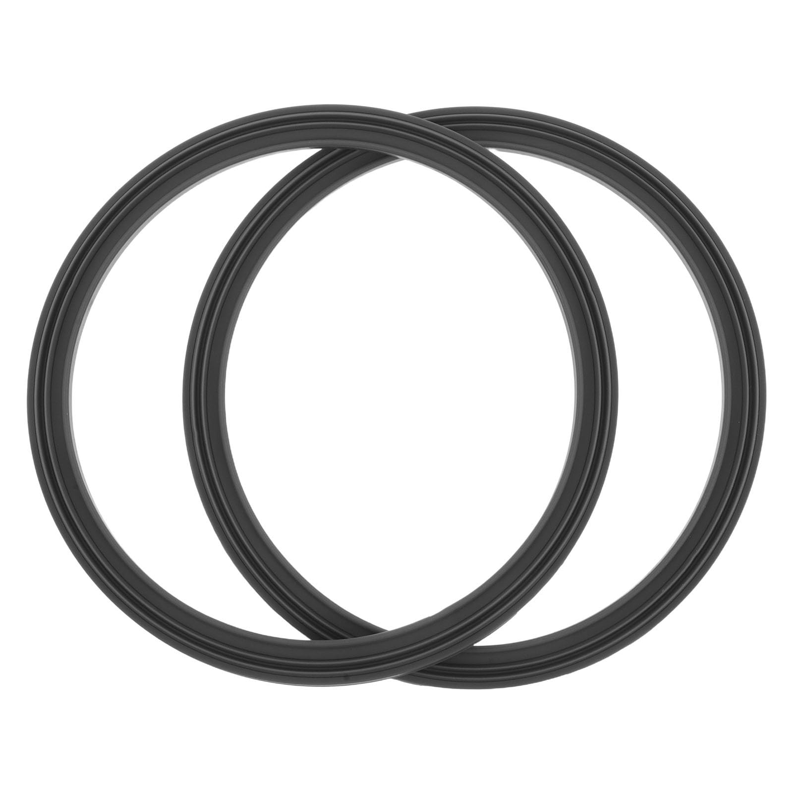 Lot de 2 joints d'étanchéité en silicone pour sorbetière - Anti-fuite - Compatible avec Ninja Creami - Accessoire de rechange pour crème glacée - Joint en silicone durable