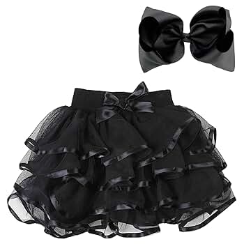 Amazon.com: BGFKS 4 Layered Tulle Tutu Skirt for Girls with