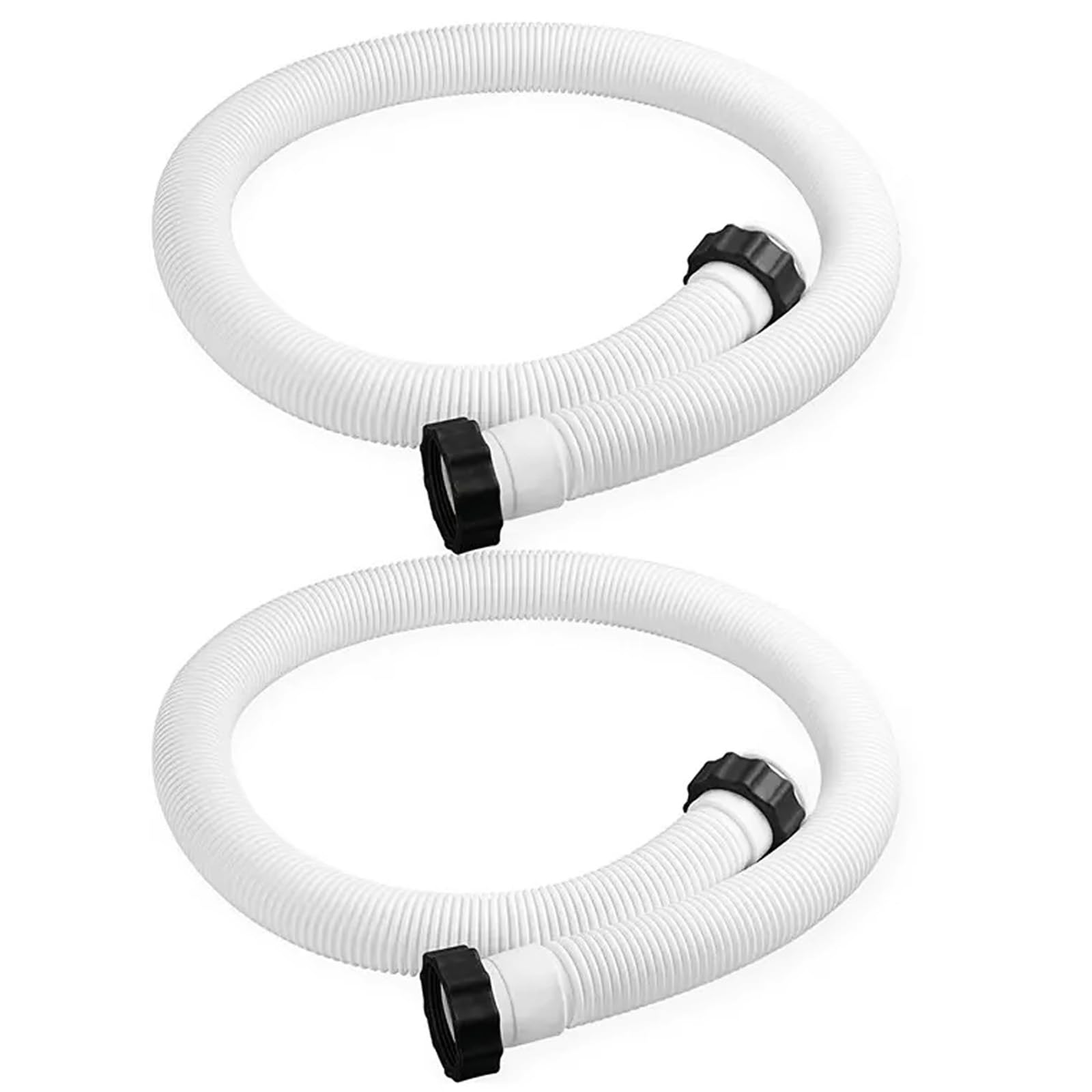 2 manguera piscina 38mm,manguera depuradora piscina Para bombas de arena y sistemas de sal en bombas de filtro reforzadas,accesorio de tubo de interconexión para bomba de filtro para Intex,1.5M