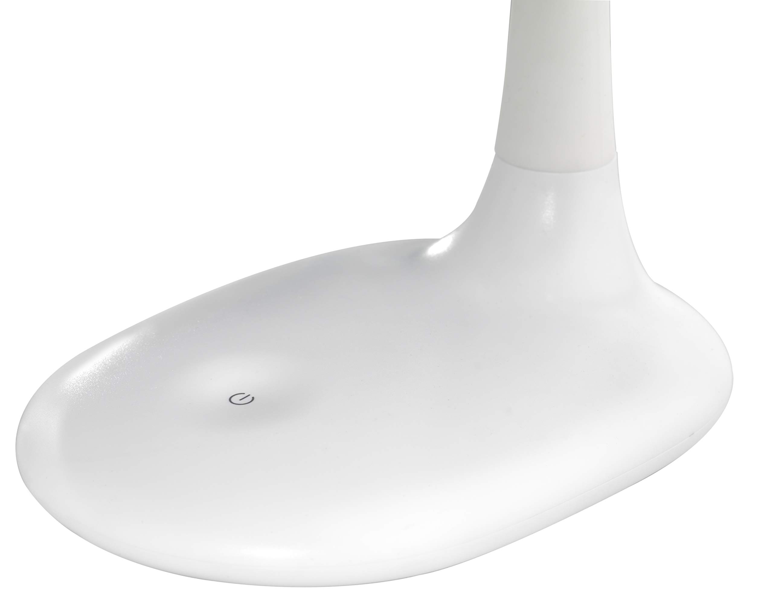 Unilux LED Schreibtischlampe Lucy, Lichtstärke/-farbe dimmbar, weiß