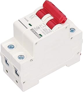 Disjuntor em miniatura, 20A 6000A com capacidade de interrupção Pequeno isolador de circuito CC 2P para sistemas de energia para comunicação para sistema fotovoltaico solar