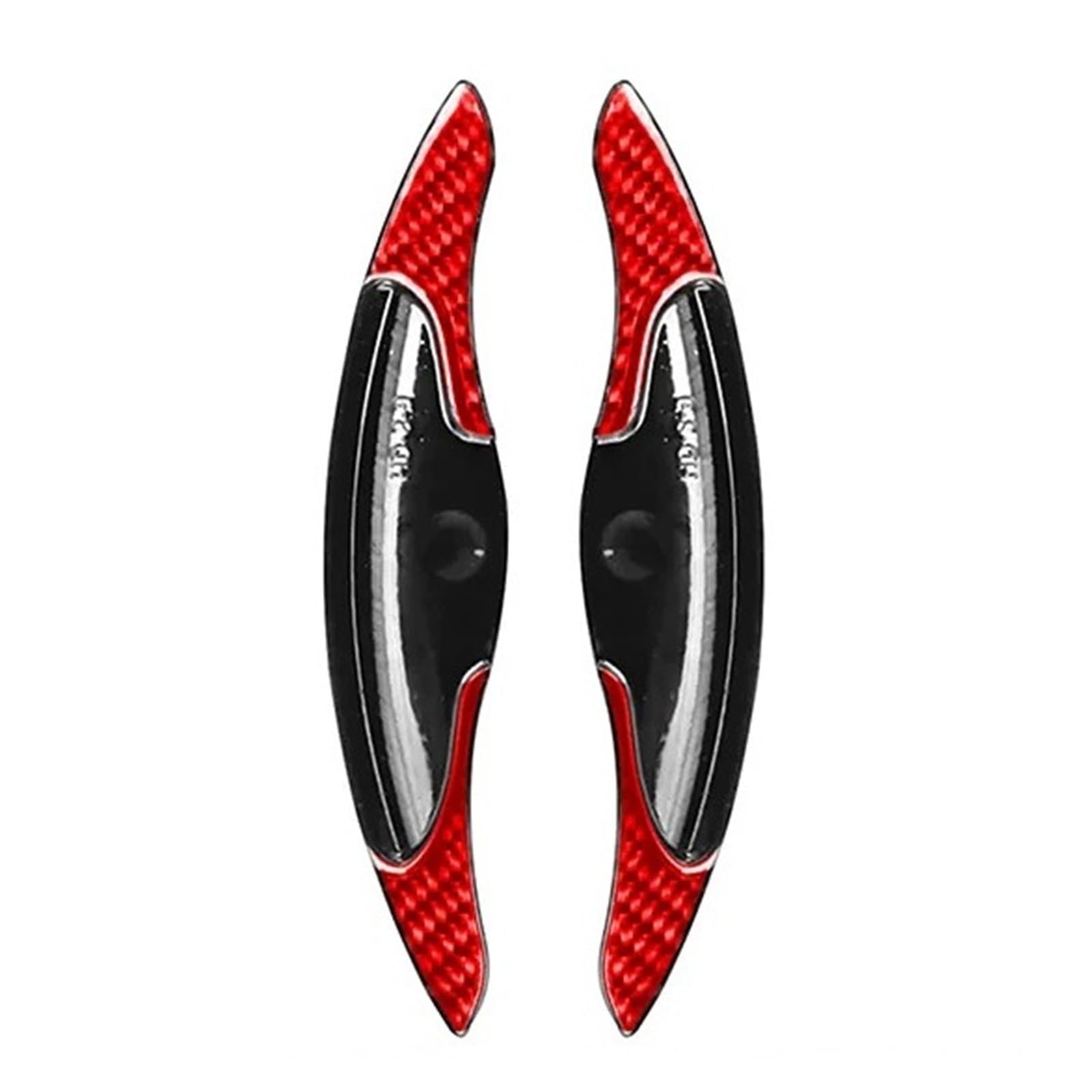 Zhangzhengyao Carbon Fiber Red Car Steering Wheel Shifter Paddle For Hyundai For I30n For Veloster For Kona For Elantra 1Pair Steering Wheel Shifter Paddle Shift Extension(Carbon Fiber Red)