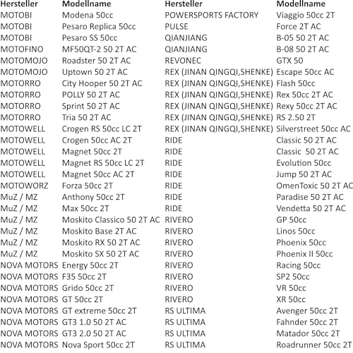 Area1 Ersatz Keilriemenscheibe/Lüfterrad für 50ccm 2Takt Motorroller von ATU Explorer AGM Nova Motors GT Union Longija Mawi RS Ultima Ride Sprint Tauris Benero TNG Forstinger Motorro JackFox (1E40QMB)
