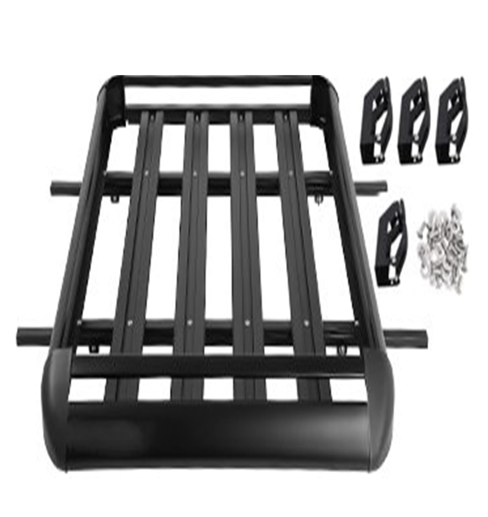 Portapacchi Universale Da Tetto, Portata 100 Kg, Per Auto, Bagagli, Tenda, Barre Trasversali, Portasci, Portabici, Rimorchio, Camper, Furgone Barre Trasversali Lega