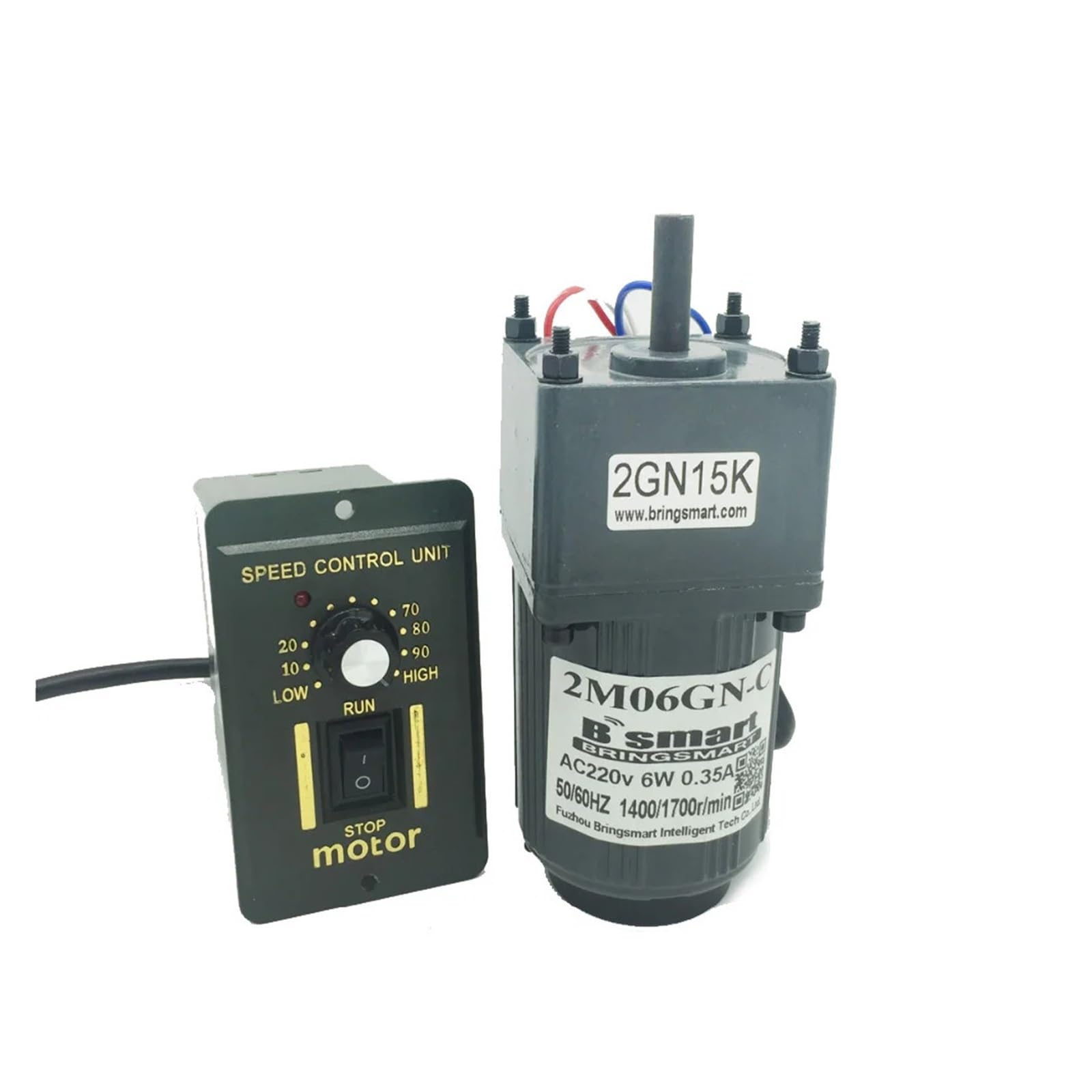 LIUCH 2M06GN-C AC 220V Motoriduttore 6W Motore monofase Bassa velocità Reversibile Mini Regolazione della velocità Alta coppia Micromotore(220V 50RPM)
