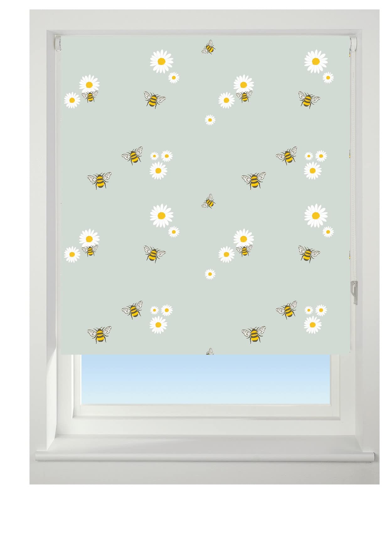 Bumble Bee and Daisy Blackout Roller blind (60 cm)