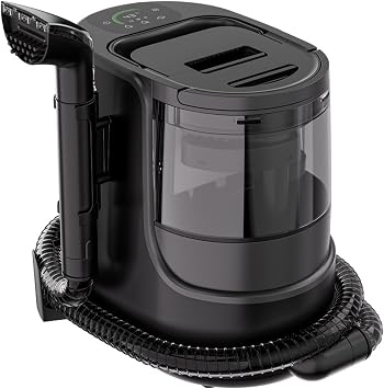 Portable Carpet Spot Steam Cleaner, Steam Fabric Cleaning Machine, Big Capacity Water Tank, Quick Heat-Up,for Furniture Pets Car Seats, 400W Powerful Suction Pet Stain Remover Washer