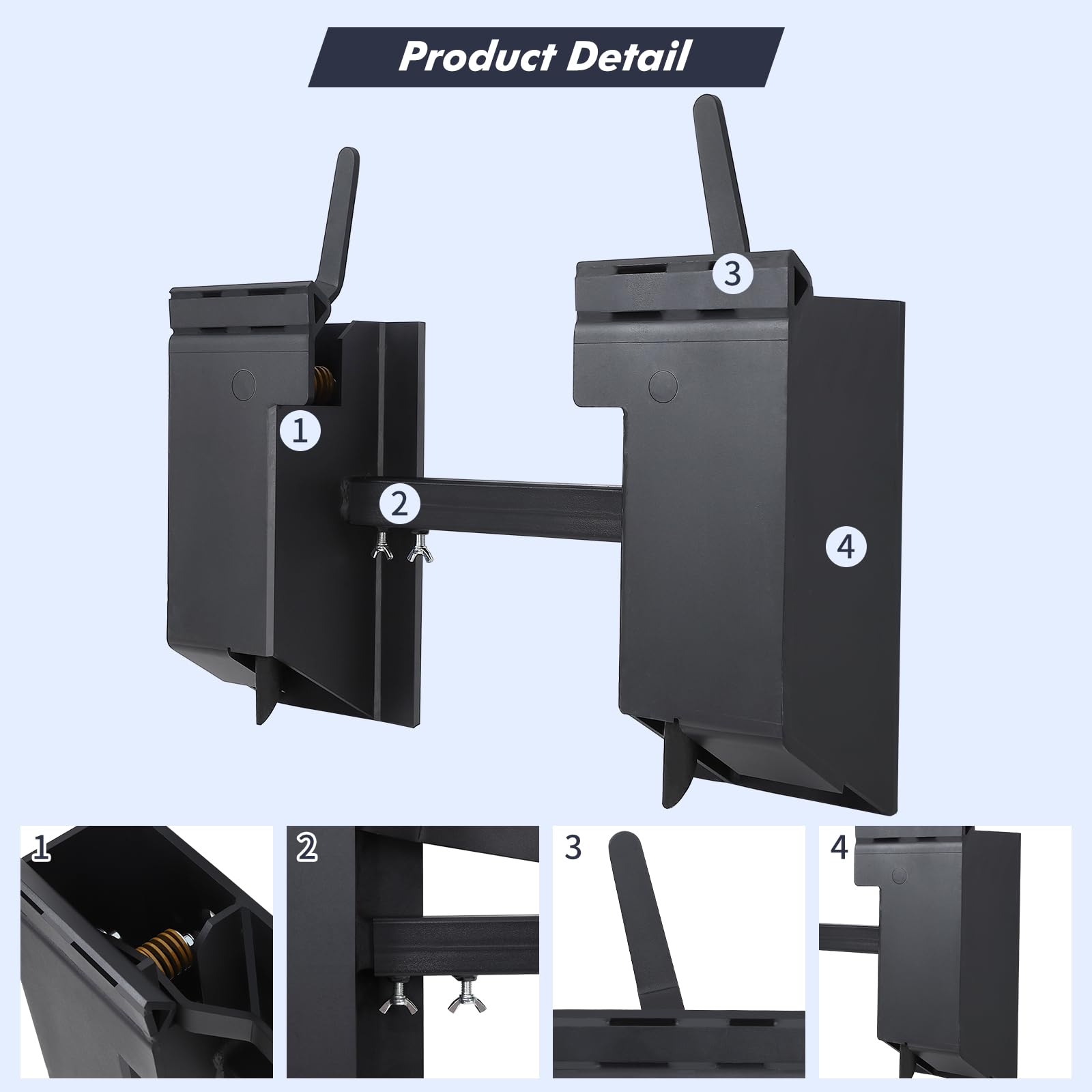 Amazon.com: GAOMON Universal Skid Steer Quick Tach