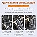 10PCS Snow Tire Chains for Honda HR-V (older gen) 2014-2018, Adjustable Plastic Anti-Slip Tire Ties for SUV Car Pickup, Thickened Reusable Emergency Winter Traction,B Orange
