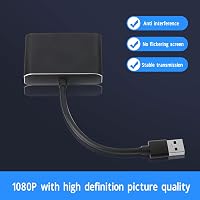 Zunate USB3.0 Dual HDMI Adapter - 1080P Külső Videokártya Két Monitor Csatlakoztatásához, 4 Megjelenítési Mód, Plug and Play 5