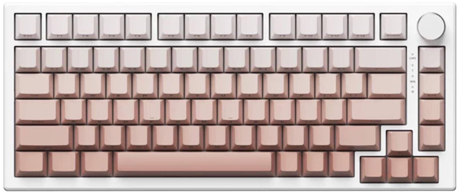 Hyekit VGN A75 Rapid Trigger Gaming Keyboard - 75% Hall Effect Magnetic Switch Keyboard, Adjustable Actuation, Key Macro, RGB, Gasket, HotSwap, Gradient Side Printed Keycaps, for Win/MAC, White-image-45