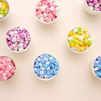 Amazon | Mamimami Home シリコンビーズ 星 ビーズ 14mm 50個