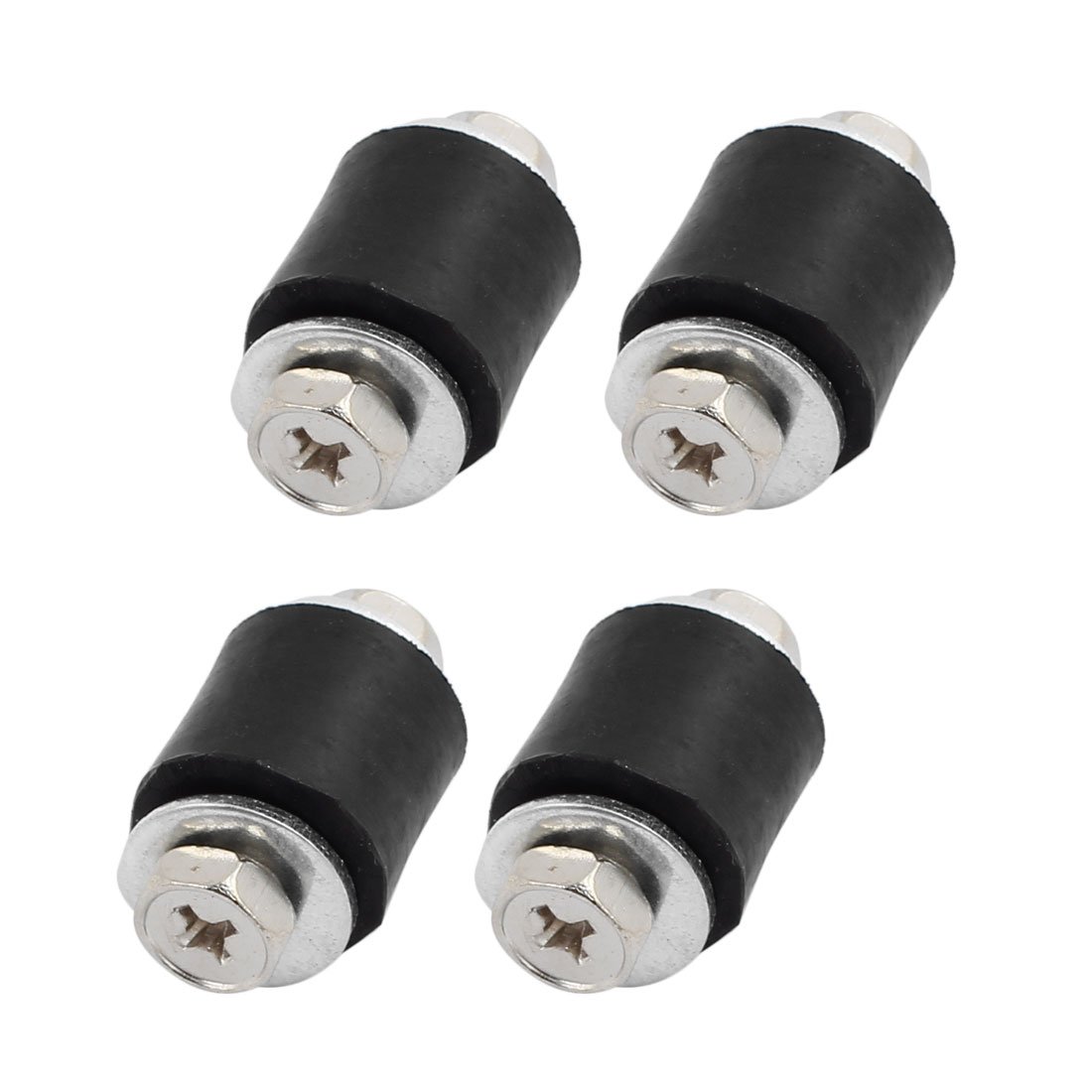 Aexit Set M6 Electrical equipment Anti-Vibration Rubber Mounts for Engine Diameter 17.5mm