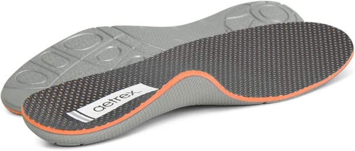 Men's Performance Comfort Orthotic Shoe Insoles-Arch Support Inserts-Plantar Fasciitis Insoles for Hiking, Golf, Running