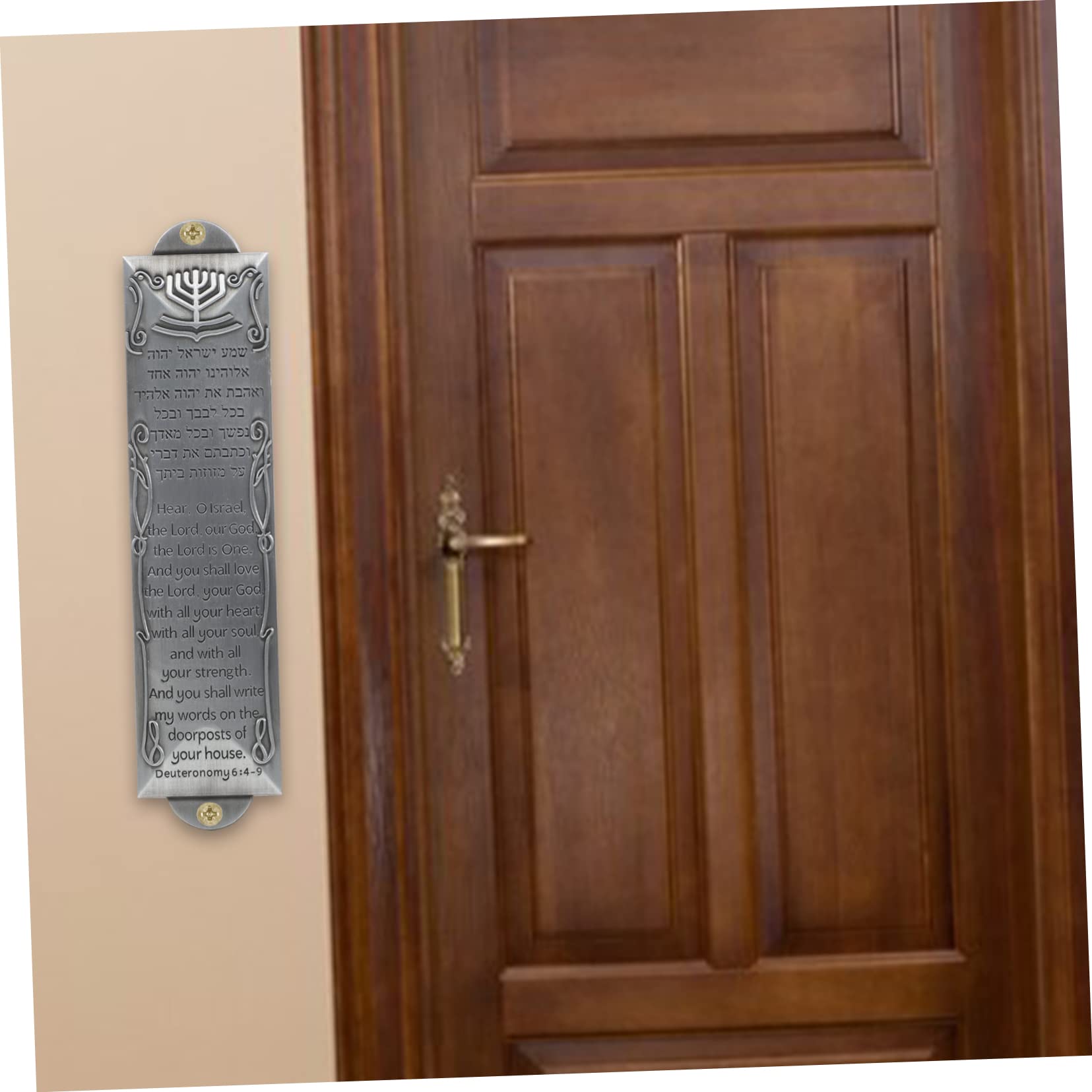 Mezuzah Mezuzá 12 Tribos De Israel Dourada + Pergaminho | MercadoLivre