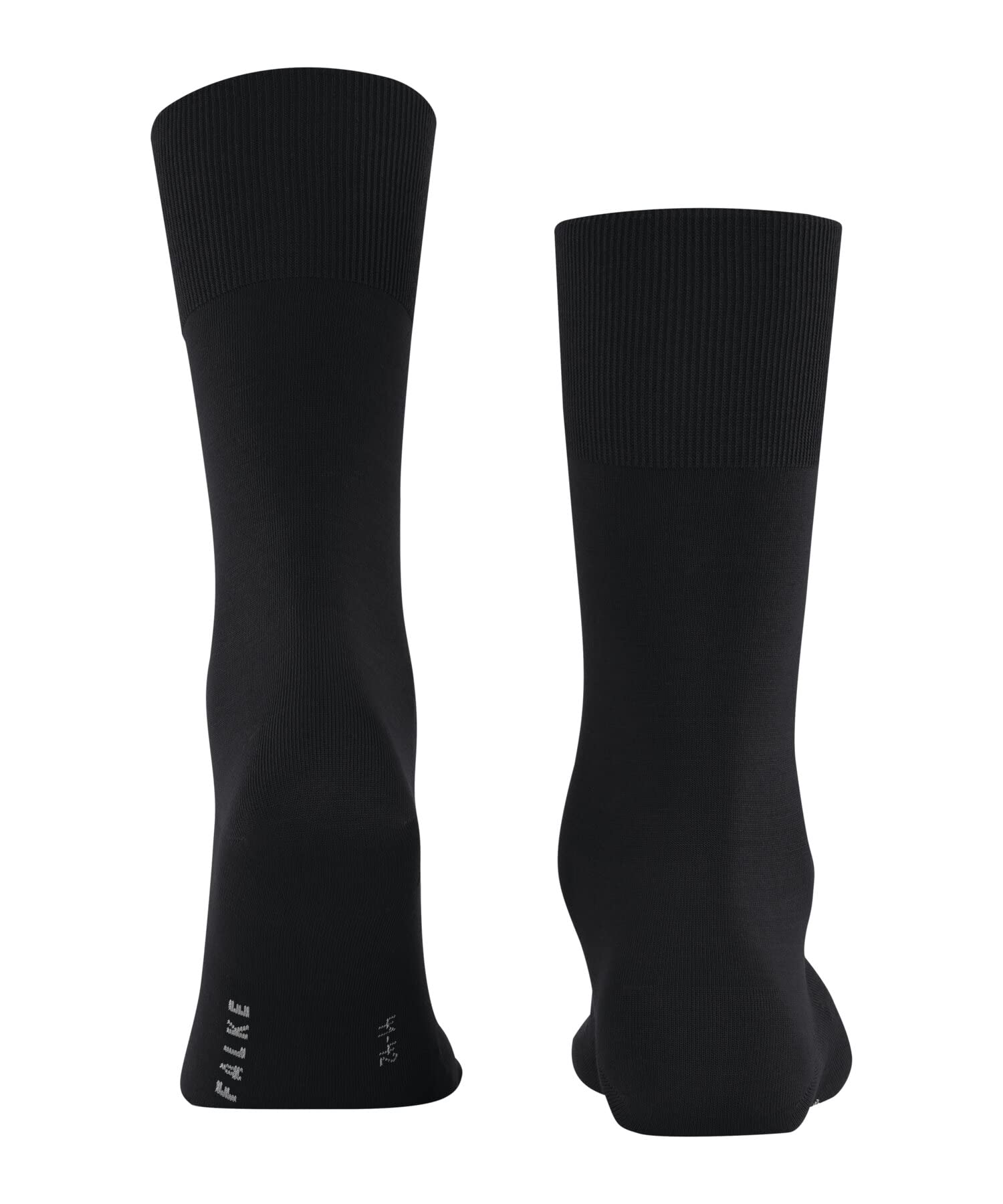 FALKE Mężczyźni Skarpety ClimaWool M So wełna lyocell jednokolorowe 1 Para, Czarny Black 3000, 45-46