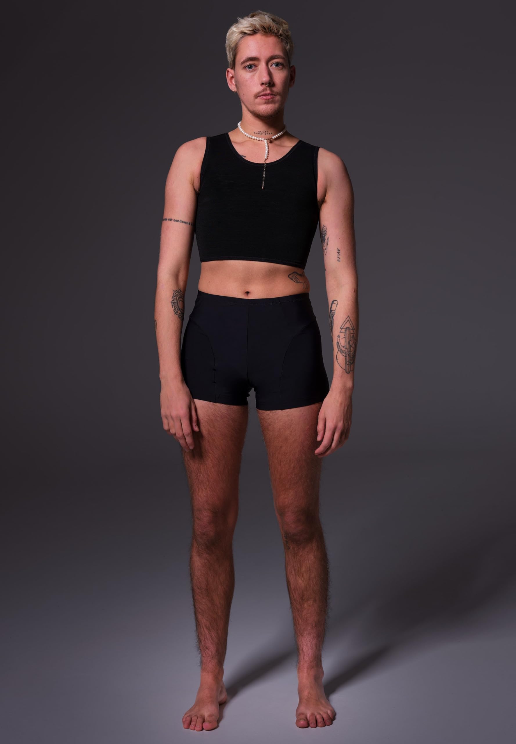 UNTAG - Basic Swim Chest Binder schwarz