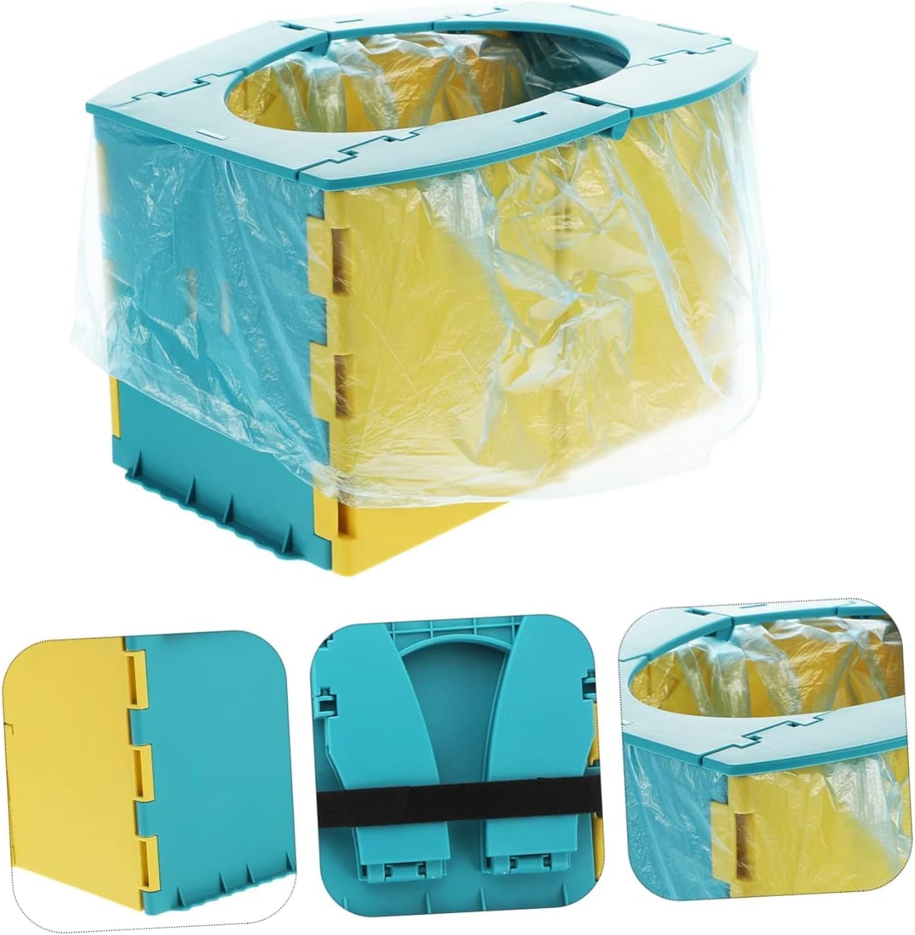 2pcs Folding Table for Car Toilet Kids Car Toddler Seat Collapsible Toilet Travel Pee Travel Kids Seat Emergency Urinal Baby Travel Close Stool Travel Toilet Plastic Potty(Assorted Colorx2pcs