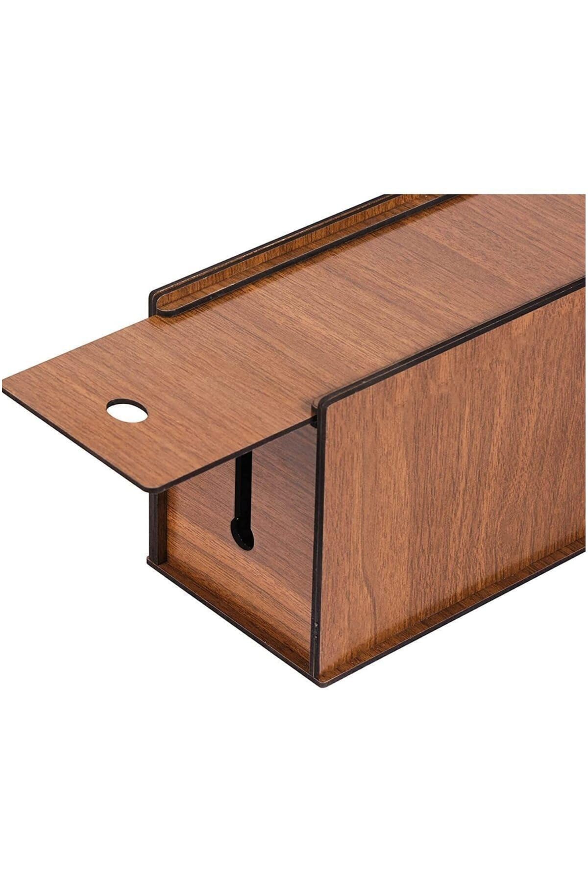 kutuTR - Kablo Kutusu 40x12x14 Cm Kablo Priz Düzenleyici Organizer