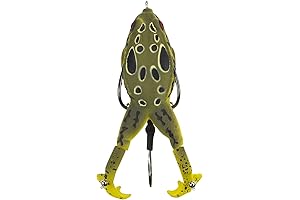 LUNKERHUNT - Premium Frog Hollow Body Lure for Bass and Trout Fishing