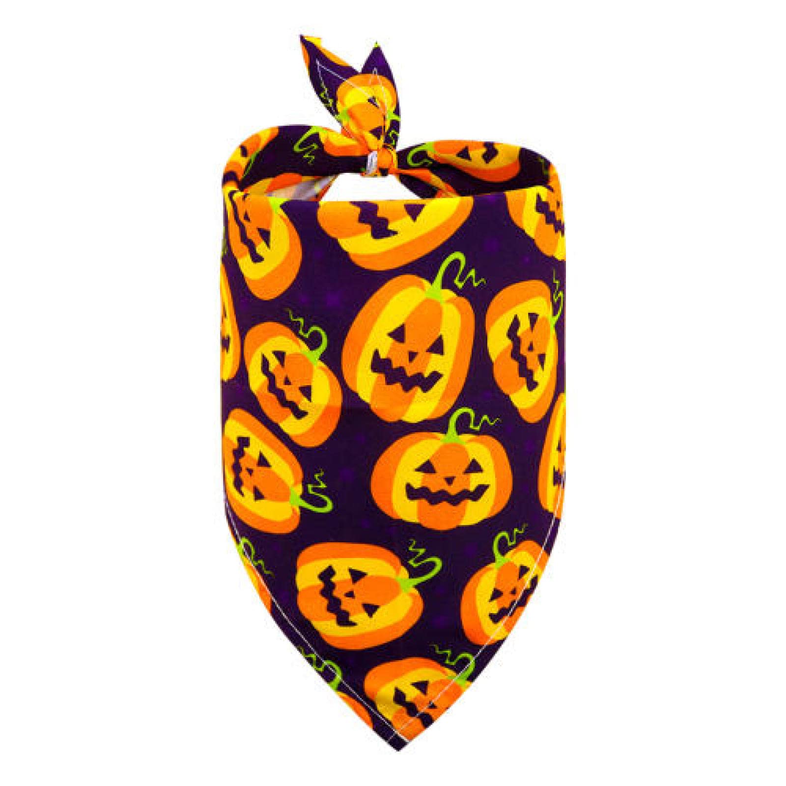 Lot de 10 bandanas pour chiens - Accessoires pour chiens - Bandana style citrouille - Fournitures pour animaux domestiques - Bandanas pour petits chiens et chiots