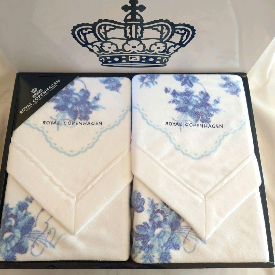 Amazon | ロイヤルコペンハーゲン 綿毛布 2枚管理.KT | ノーブランド品