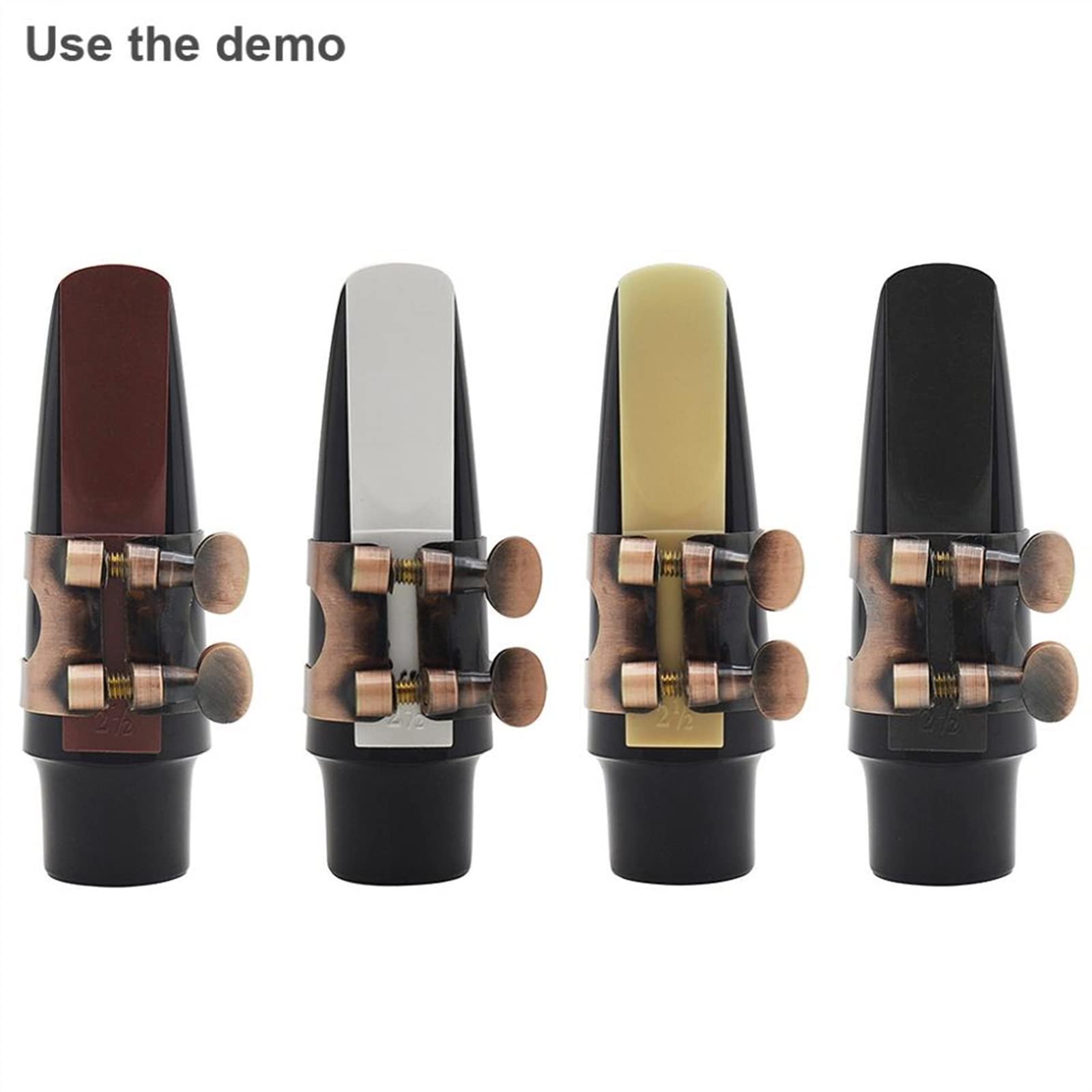 Saxophone Parts Alto Saxophone Reed Resin Strength 2.5 4 Colors Bamboo Reeds Woodwind Instrument Accessories