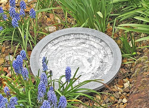 Wildlife World Aristotle Oasis Small Bird Bath & Drinker, Grey - Image 3