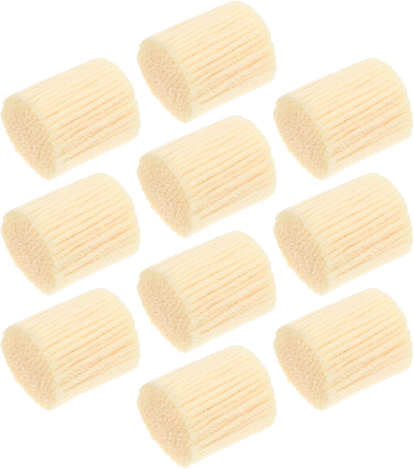 10 Rolls Latch Hook Yarn Set Beige, for Carpet and Rug DIY Crafts