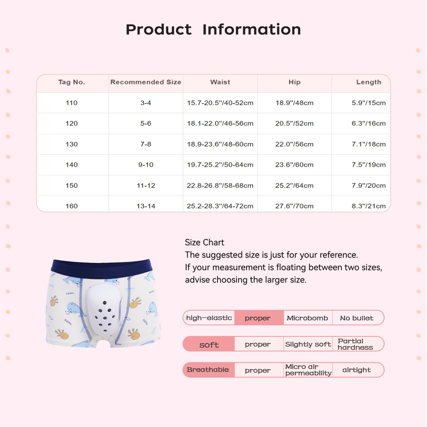 Slip Circoncision pour Enfants Culottes Adaptées Aux Besoins Particuliers des Garçons Vêtements Adaptés pour Garçons Slip Médical
