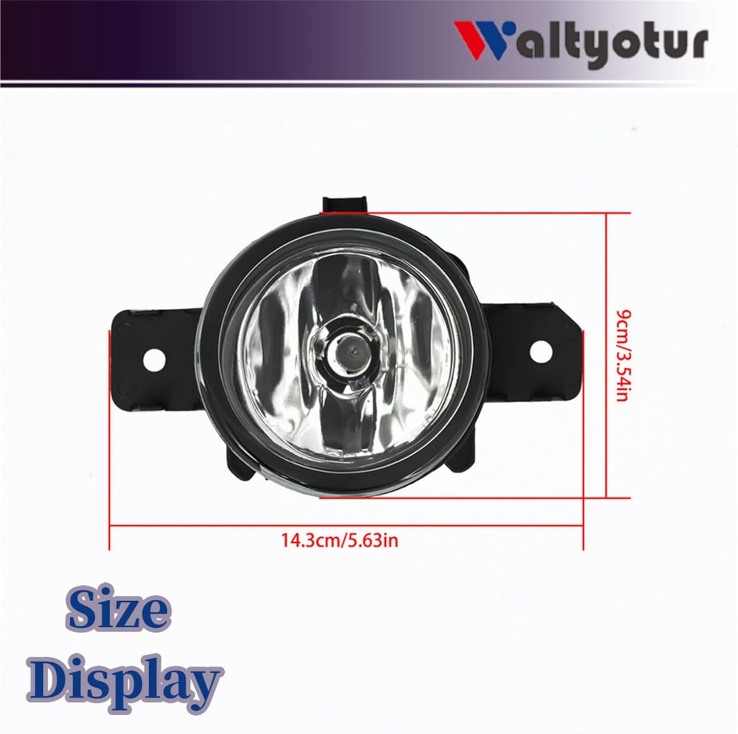waltyotur Replacement for Altima Maxima Sentra Fog Lights Bumper Right Left Side Driving Fog Lamps Replacement for 26155-89927 26150-89927 NI2593117 NI2592117